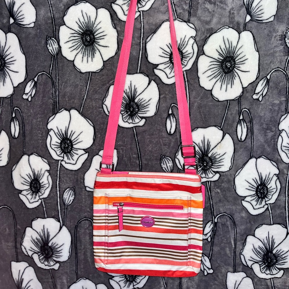 COACH Crossbody Multi-Striped Bag
